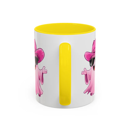 Playful Ghost Coffee Mug - Fun Halloween Drinkware, Cute Gift for Ghost Lovers, Perfect for Fall, Coffee Lovers, Halloween Decor