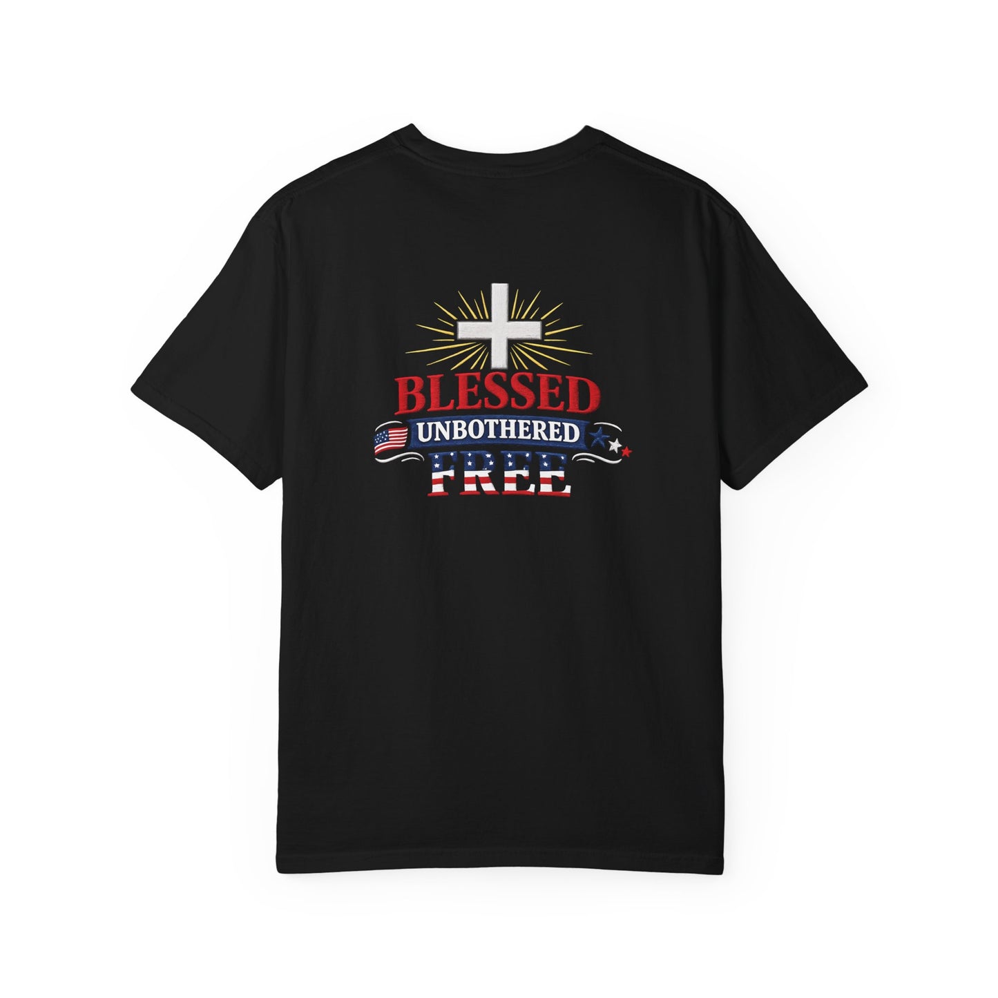 Blessed Unbothered Free cross | T-shirt
