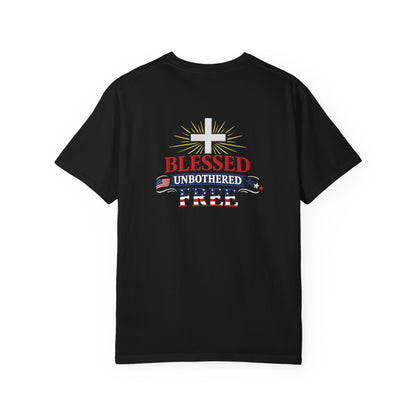 Blessed Unbothered Free cross | T-shirt