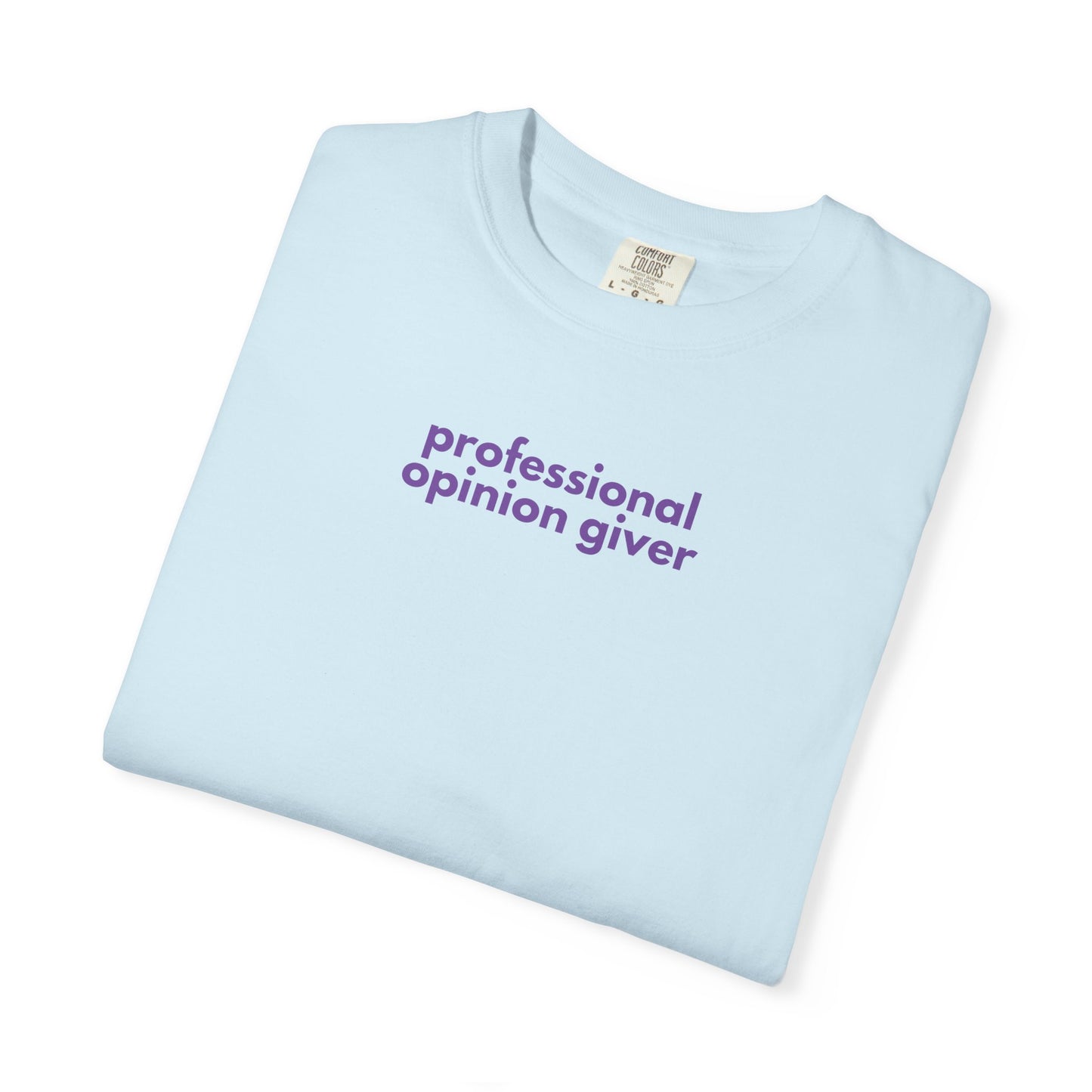 Professional Opinion Giver T-Shirt, Casual Tee, Unisex Top, Gift for Friends, Fun Tee, Everyday Wear, Humorous Apparel