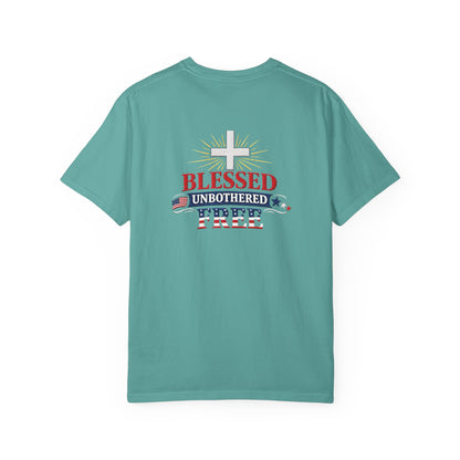 Blessed Unbothered Free cross | T-shirt