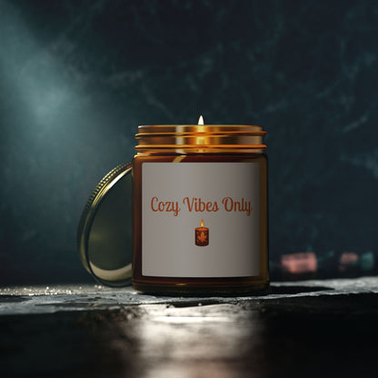 Cozy Vibes Scented Candles | Aromatherapy Gift, Home Decor, Relaxation, Eco-Friendly, Self-Care, Cozy Home