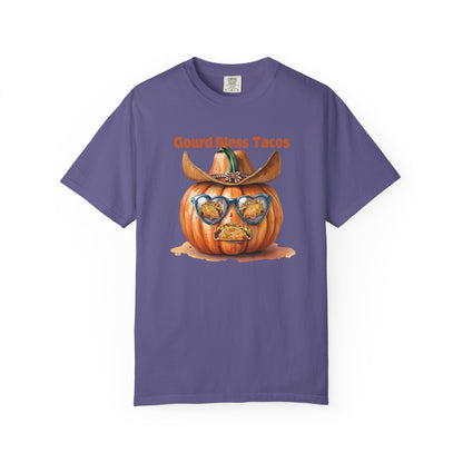 Funny Halloween T-Shirt, Gourd Bless Tacos Tee, Unisex Graphic Tee, Taco Lover Shirt, Fall Festival Apparel, Cute Pumpkin Shirt