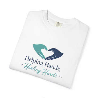 Helping Hands Healing Hearts Occupational Therapist T-shirt | OT Appreciation