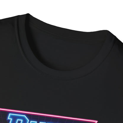 Built Different Raised Offline T-Shirt | Retro 80s Neon Graphic Tee