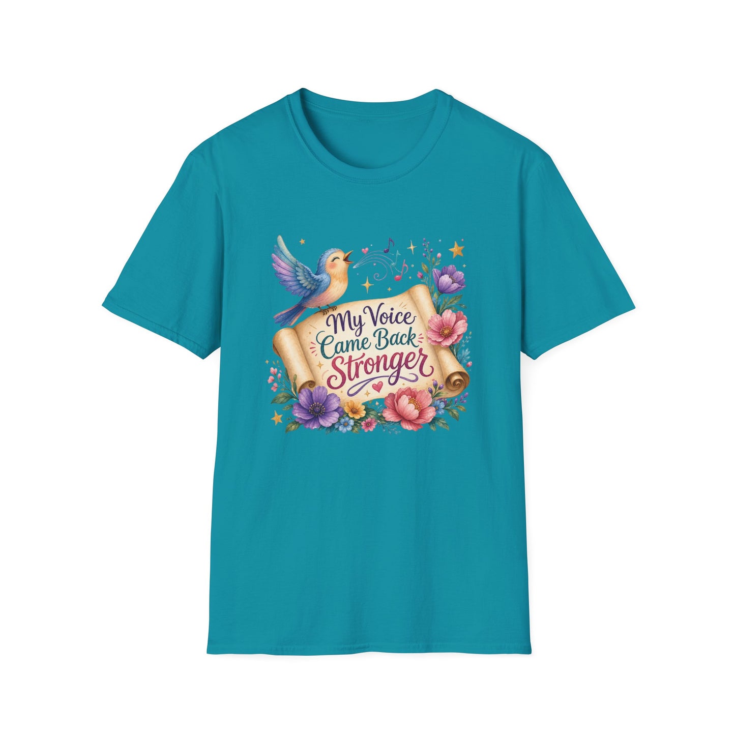 My Voice Came Back Stronger T-Shirt | Survivor