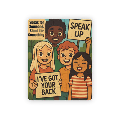 Kids' Puzzle: Speak Up, Empowering 30-Piece Puzzle for Young Minds, Educational Toy, Supportive Message, Fun Family Activity, Gifts for Kids