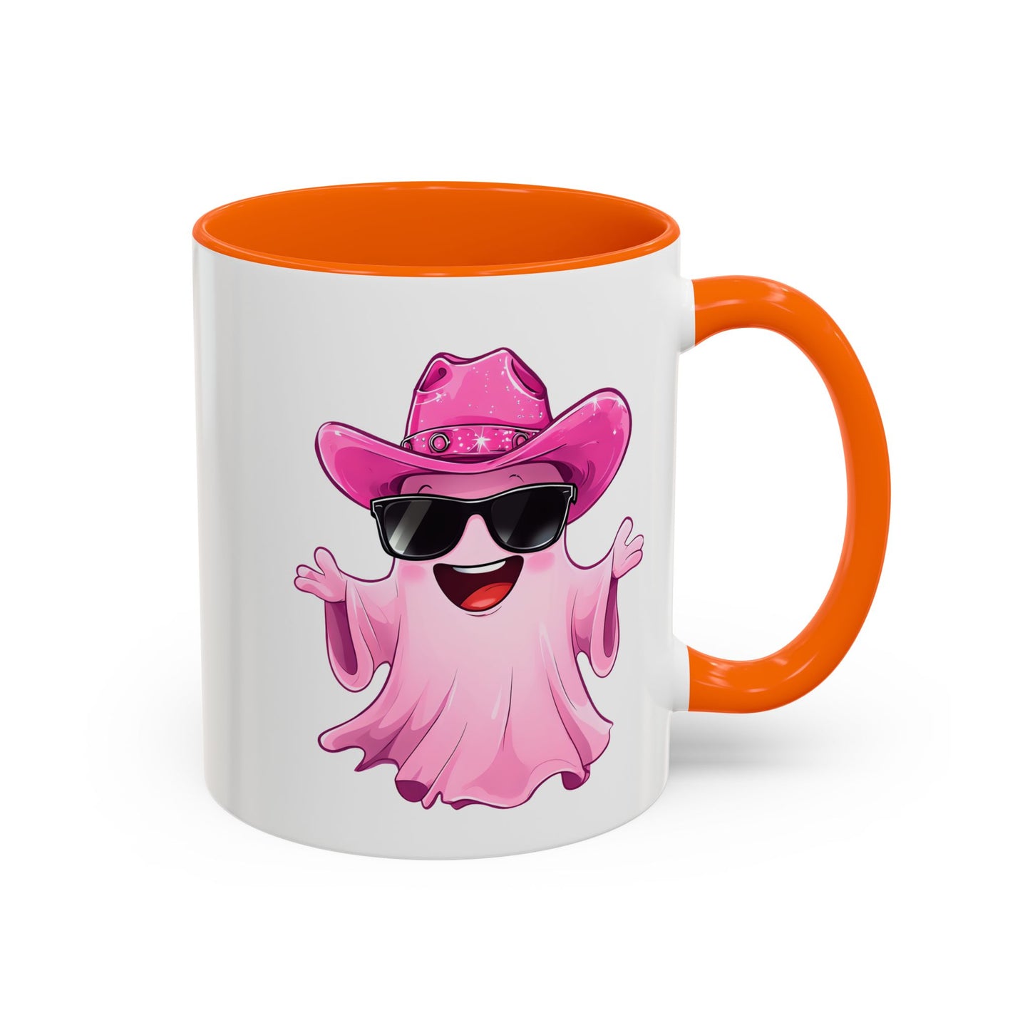 Playful Ghost Coffee Mug - Fun Halloween Drinkware, Cute Gift for Ghost Lovers, Perfect for Fall, Coffee Lovers, Halloween Decor