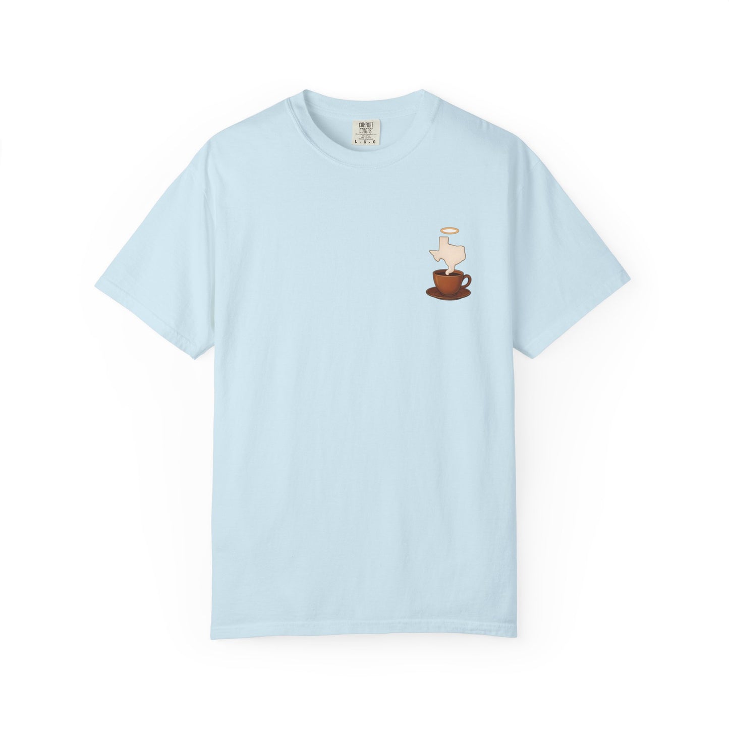Blessings Brewed T-Shirt, Faith-Inspired Tee, Coffee Lover Gift, Texas Pride Apparel, Unisex Casual Wear