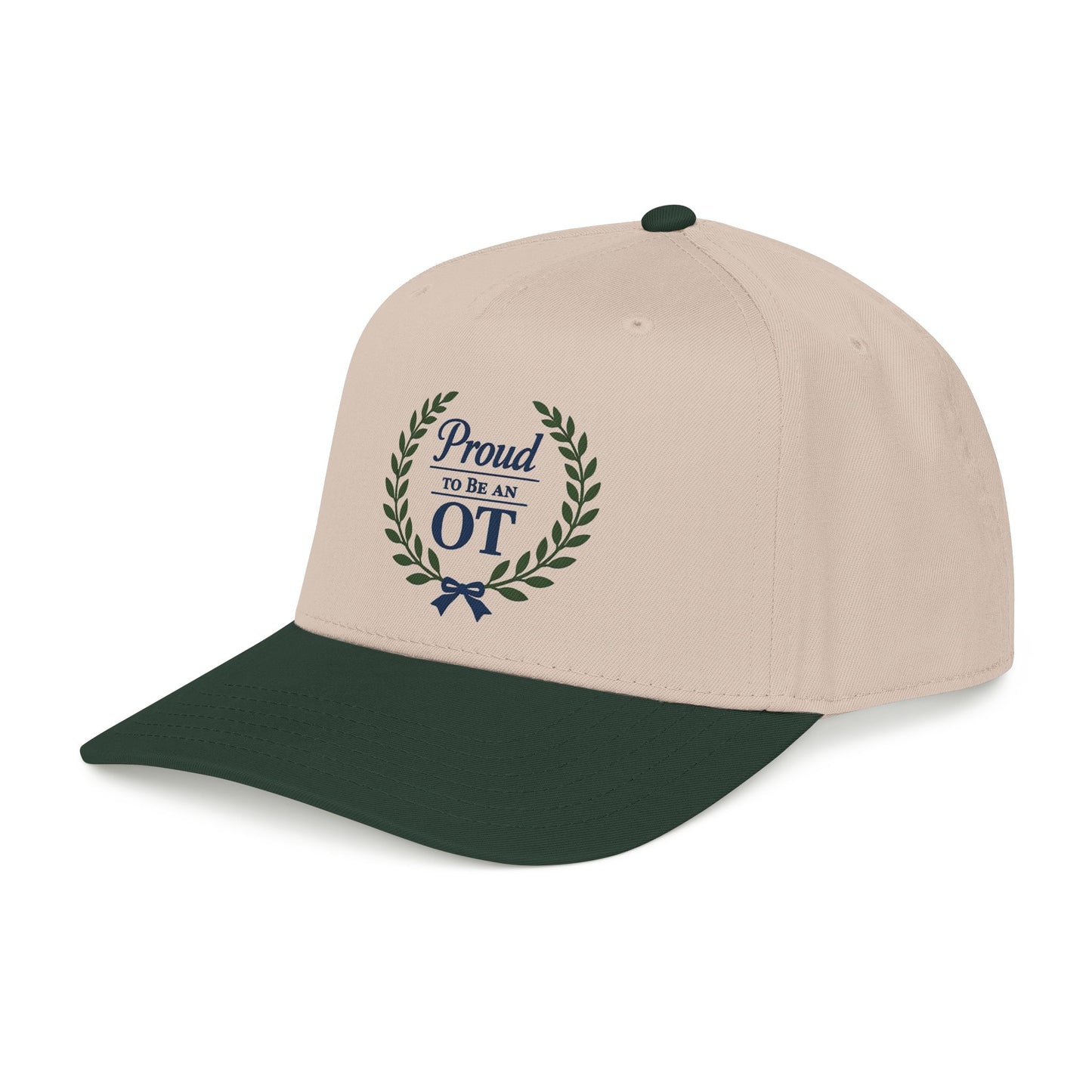 Proud to Be an OT Baseball Cap | Occupational Therapist Hat, Laurel Wreath