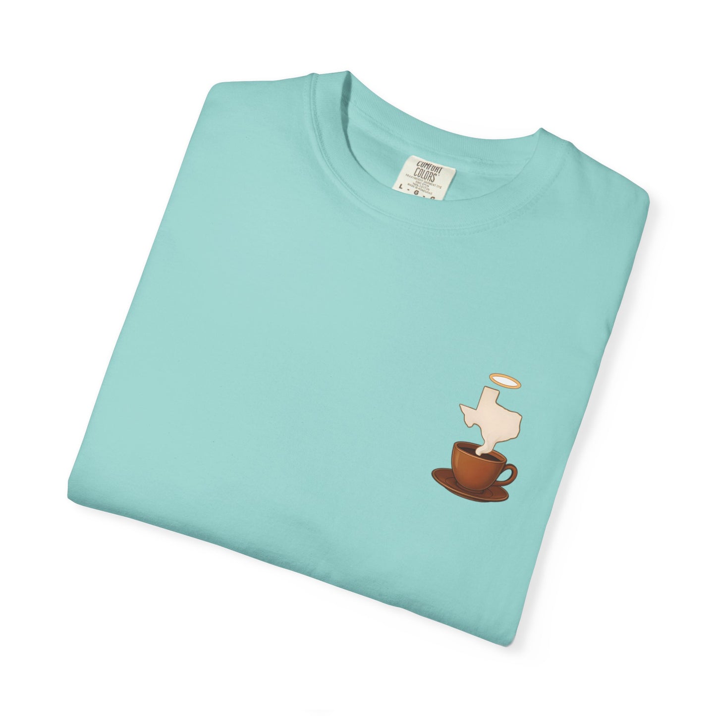 Blessings Brewed T-Shirt, Faith-Inspired Tee, Coffee Lover Gift, Texas Pride Apparel, Unisex Casual Wear
