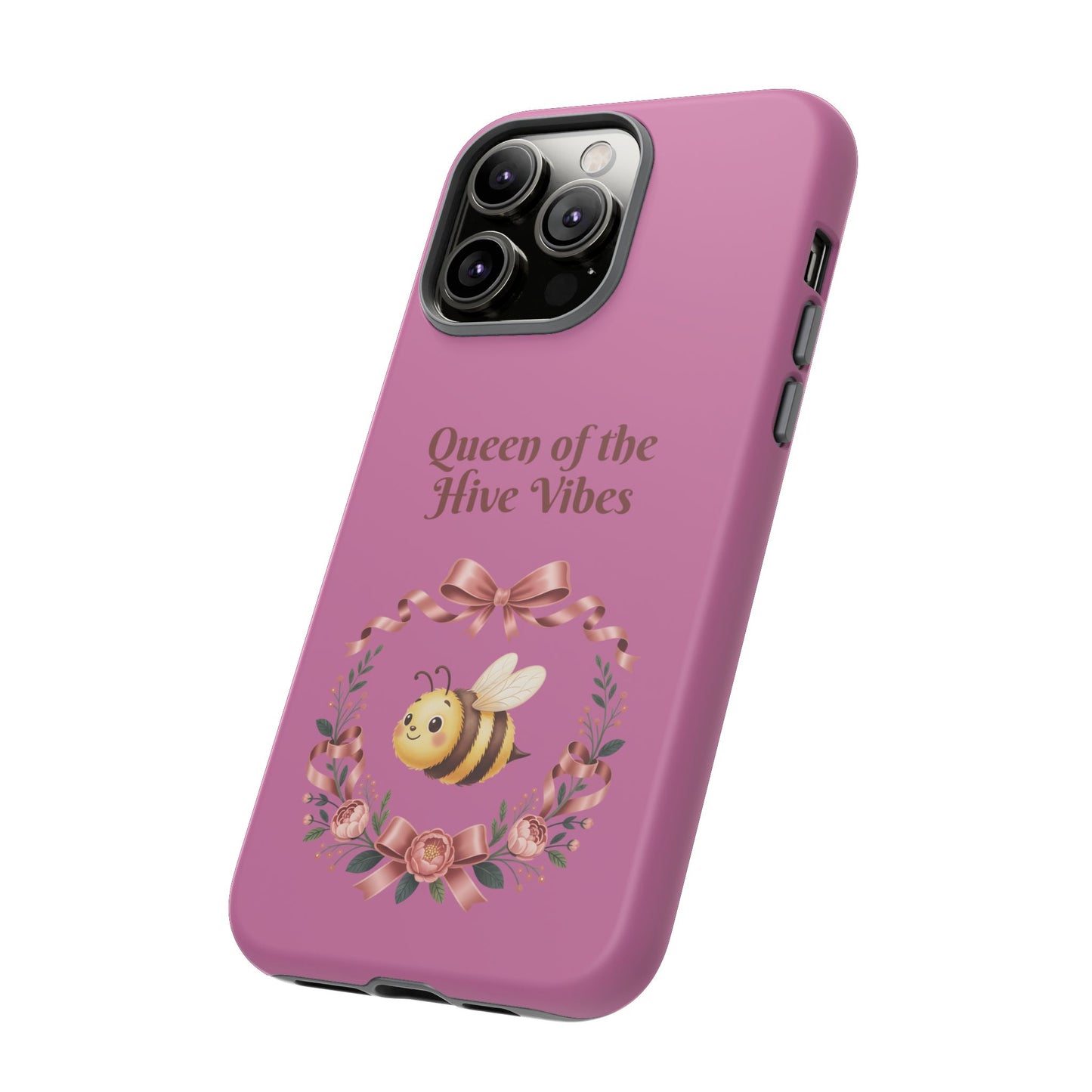 Queen of the Hive Bee Phone Case | Cute Floral Bee iPhone Case