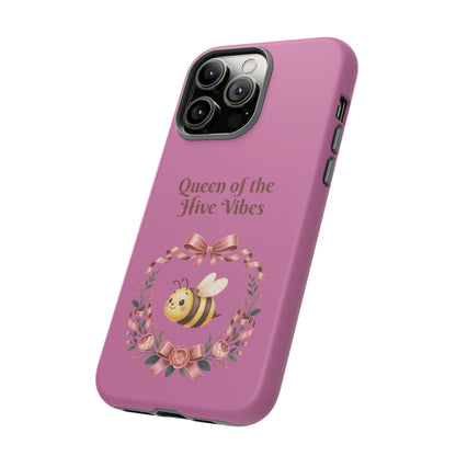 Queen of the Hive Bee Phone Case | Cute Floral Bee iPhone Case