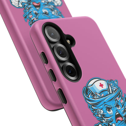 Chaos Coordinator Phone Case, Fun Nurse Gift, Tough Cases for Healthcare Heroes, Unique Cell Phone Cover, Funny Medical Humor/ Pink