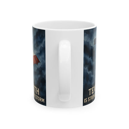 Texas Faith Ceramic Mug, Religious Coffee Cup, 11oz Christian Tea Mug, Scripture Verse Drinkware, Inspirational Quote Mug, Devotional Gift