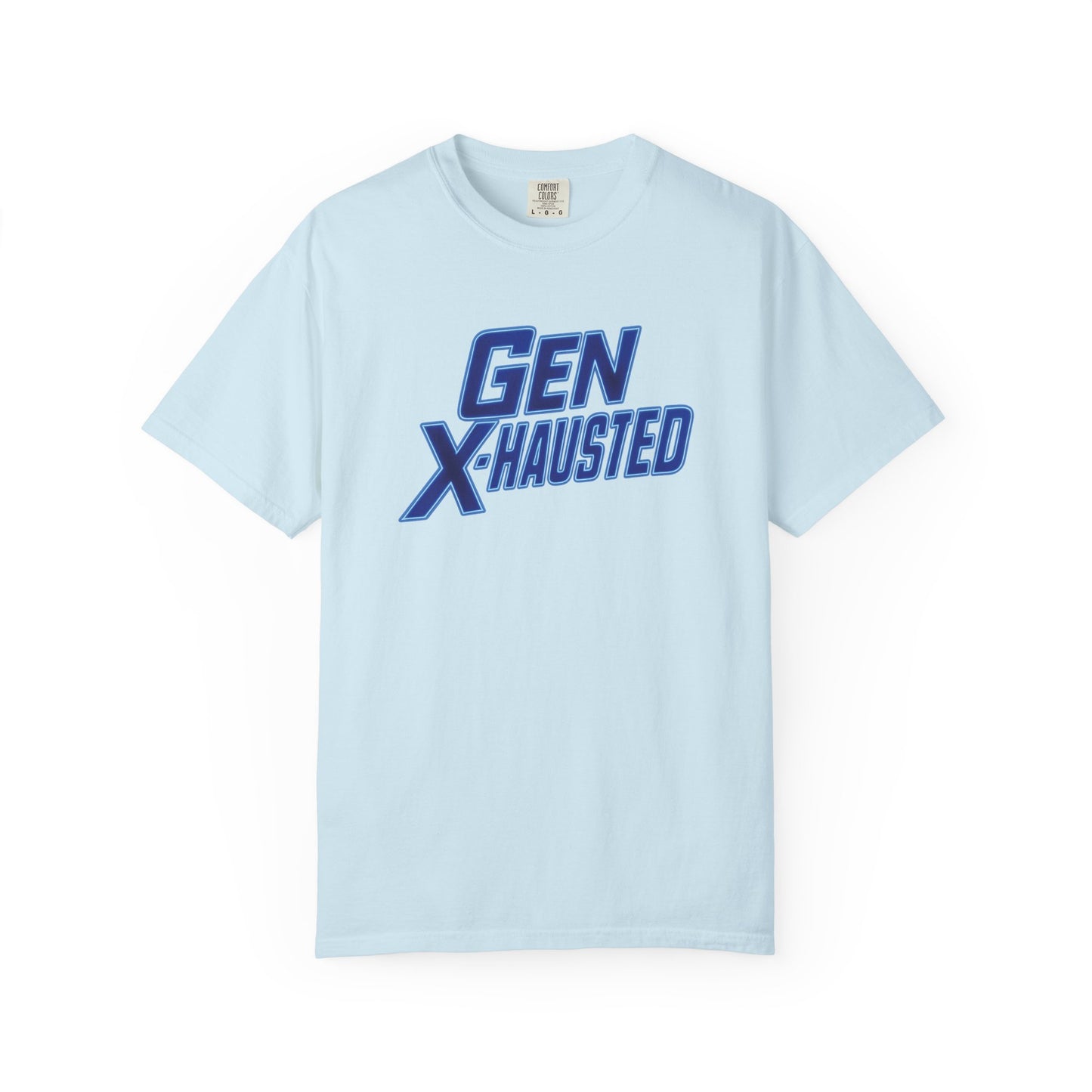 Gen X-Hausted Unisex T-shirt, Forgot Again Found Out Funny Tee, Gen X Humor Gift, Retro 80s 90s Shirt, Vintage Style Clothing
