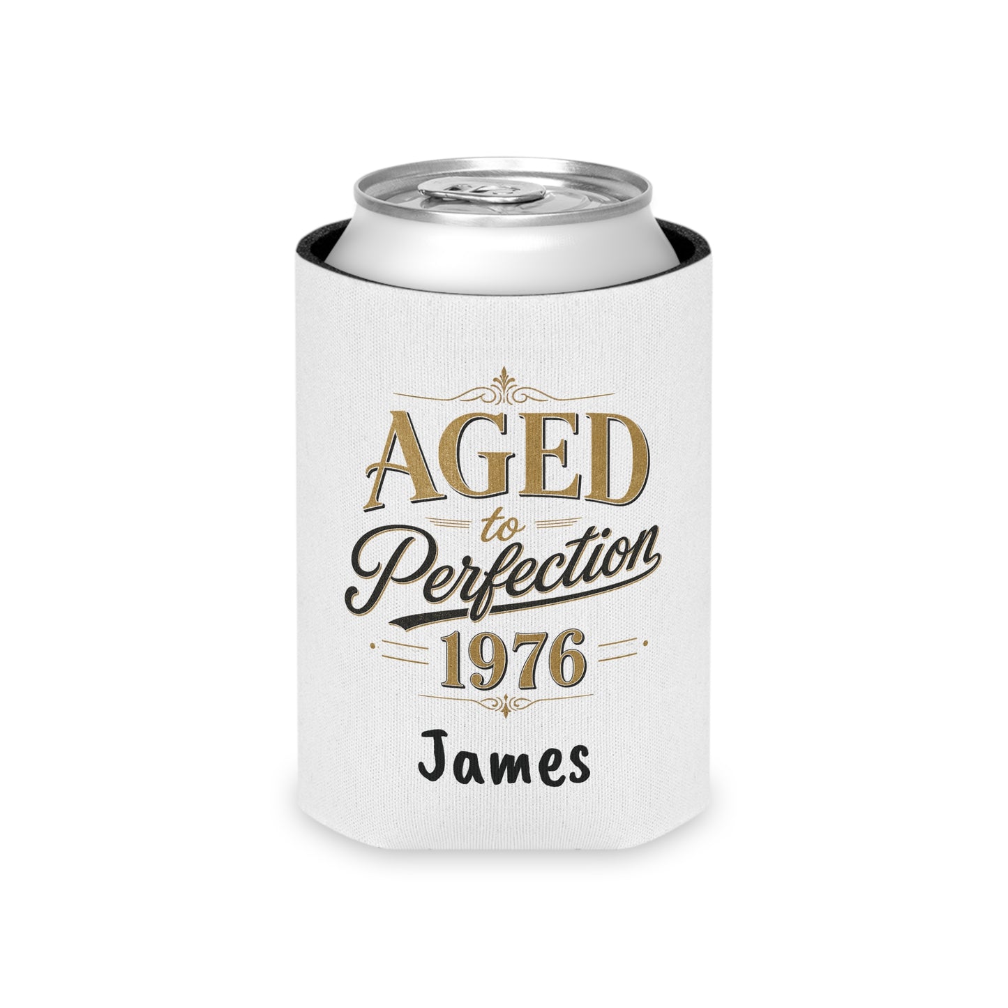 Aged to Perfection 1976 Can Cooler | Personalized Name