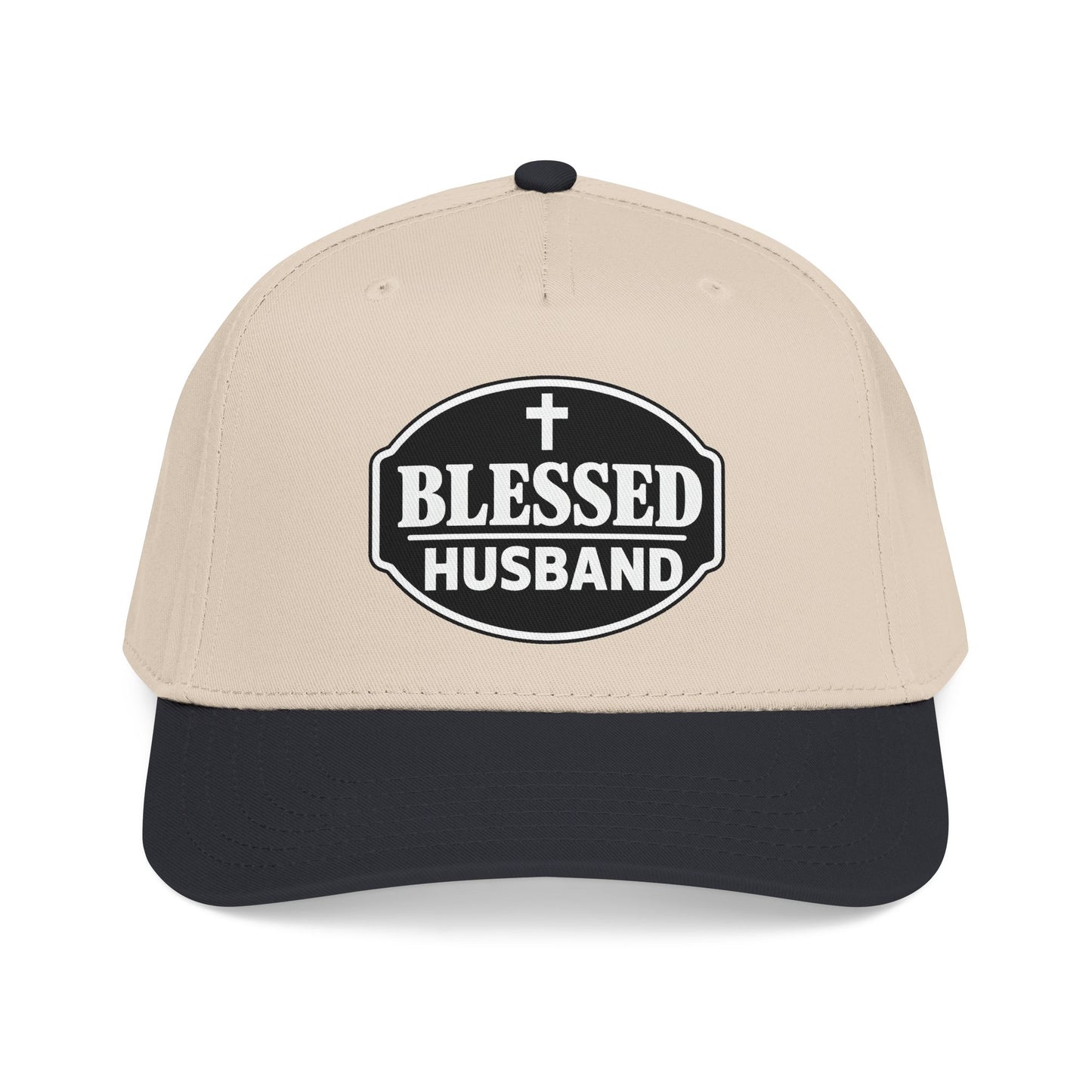 Blessed Husband Embroidered Hat Mid Profile Baseball Cap | Husband Dad Faith