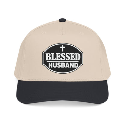 Blessed Husband Embroidered Hat Mid Profile Baseball Cap | Husband Dad Faith