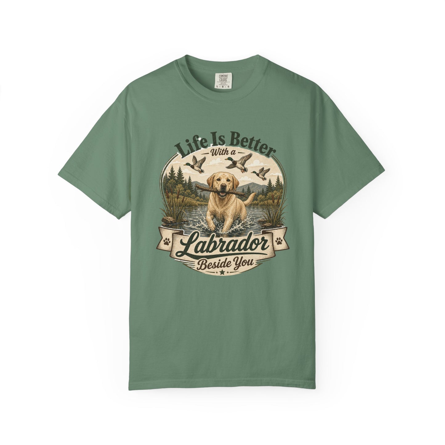 Life Is Better with a Labrador T-shirt | Lab Dog Design