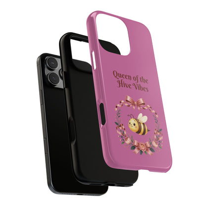 Queen of the Hive Bee Phone Case | Cute Floral Bee iPhone Case
