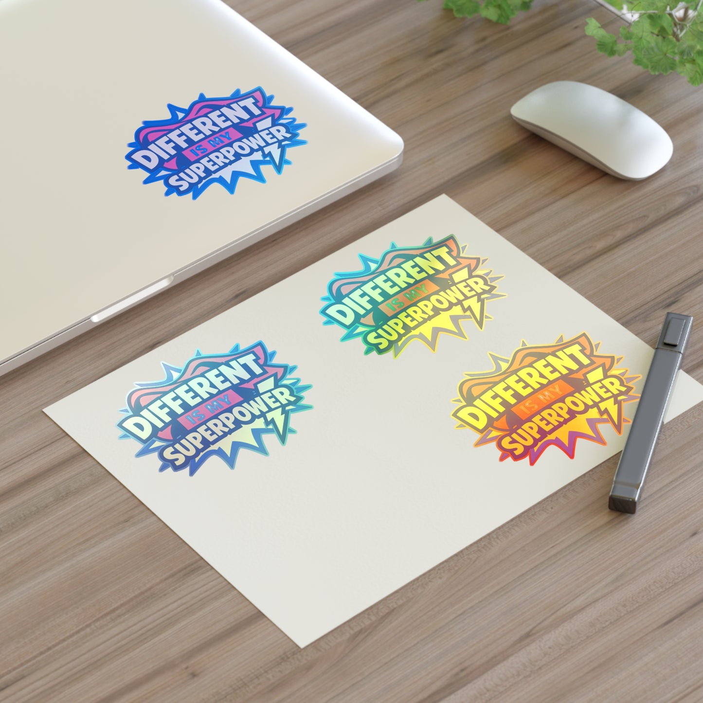 Different Is My Superpower Autism Sticker Sheets | Neurodiversity Pride Stickers