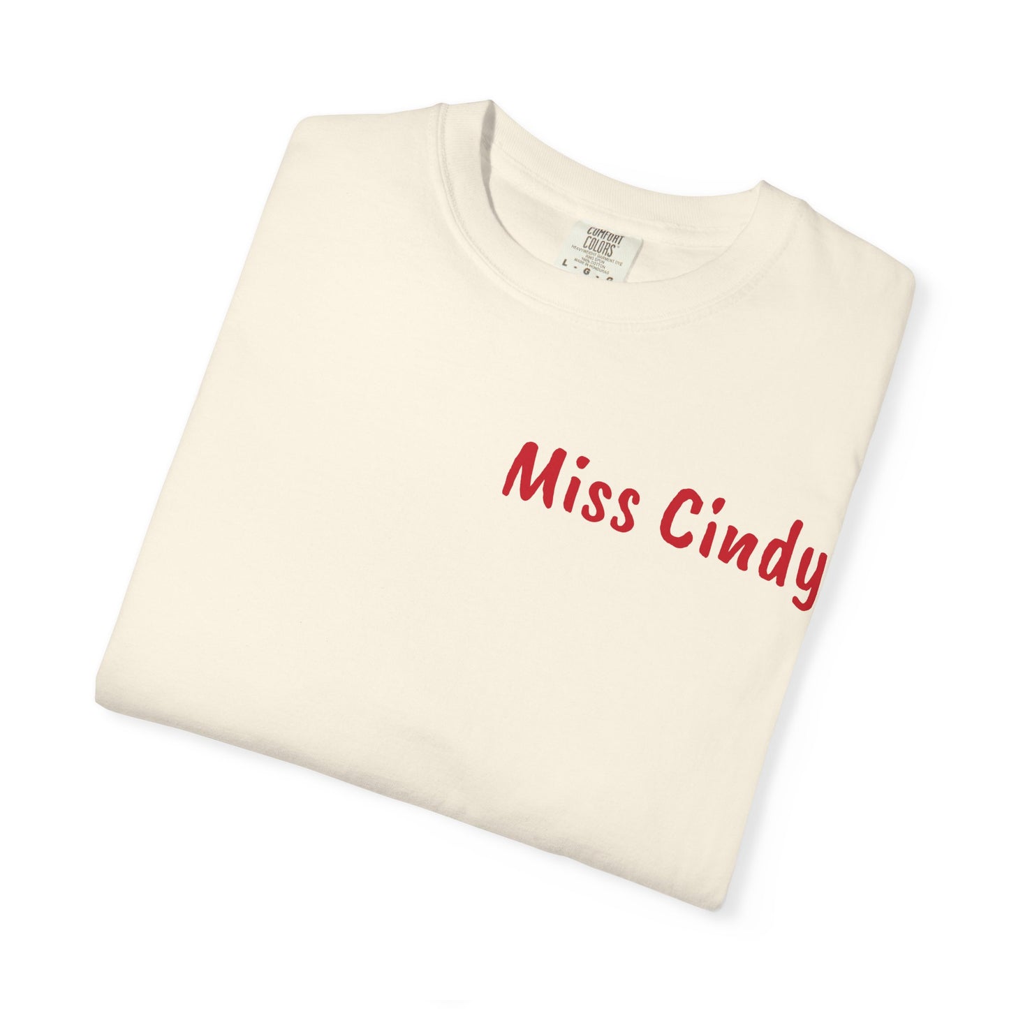 Unisex Garment-Dyed T-Shirt for Teachers - Miss Cindy, Chaos Coordinator Design, Perfect for Back to School, Appreciation Gifts, [...]