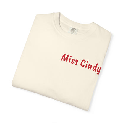 Unisex Garment-Dyed T-Shirt for Teachers - Miss Cindy, Chaos Coordinator Design, Perfect for Back to School, Appreciation Gifts, [...]