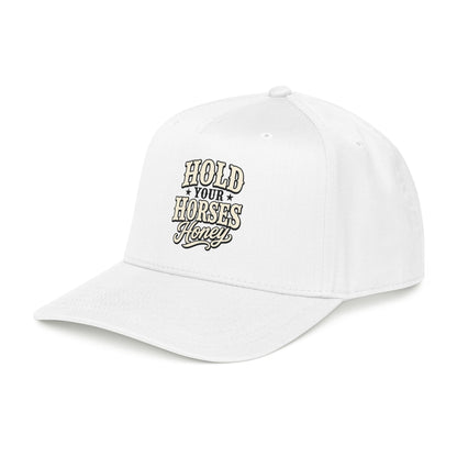 Hold Your Horses Honey Mid Profile Baseball Cap | Western Rodeo Cowboy