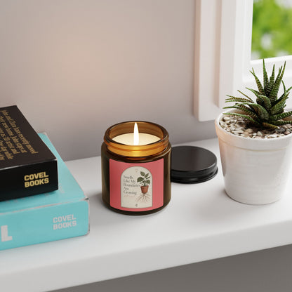 Smells Like My Boundaries Are Growing Candle | Amber Jar Soy Candle