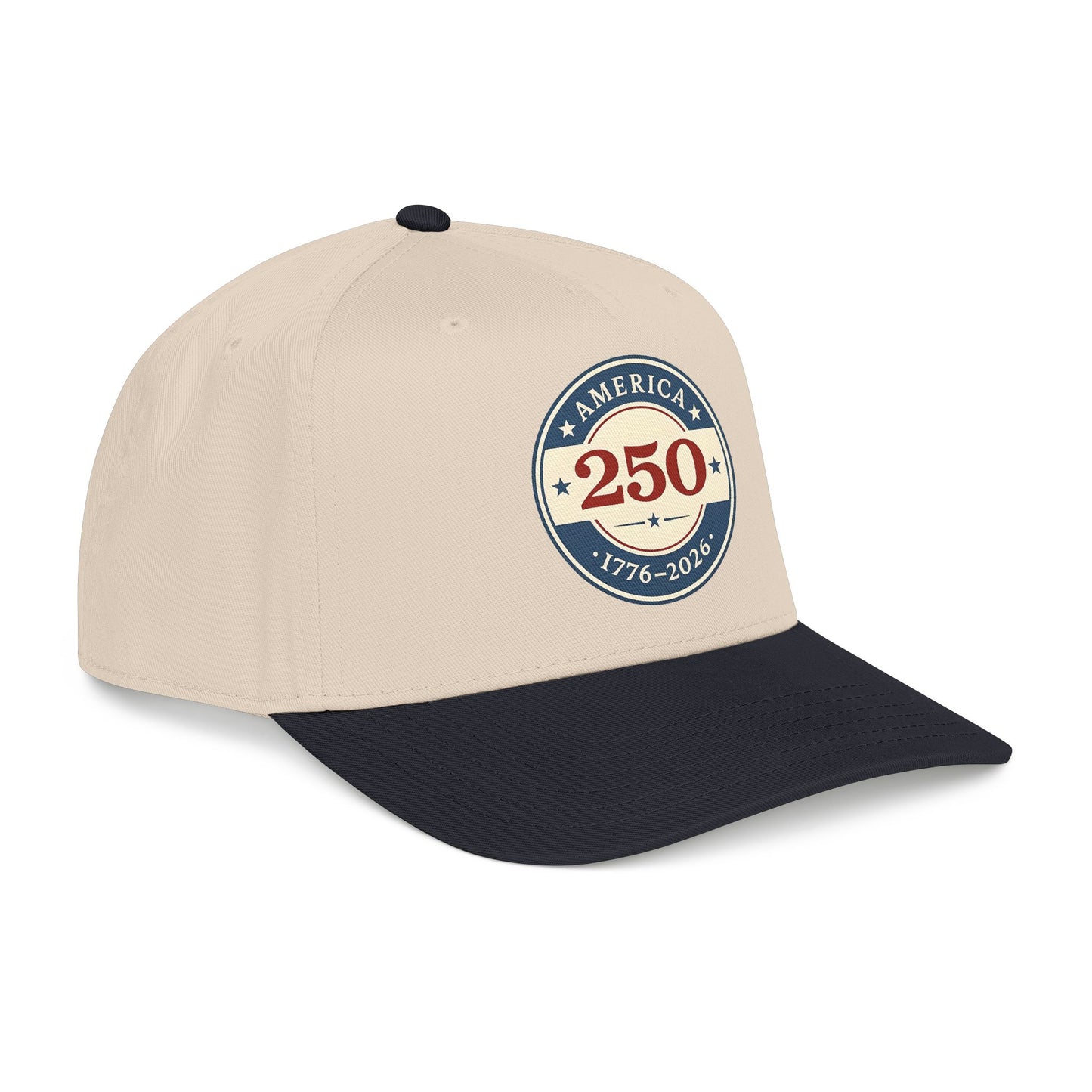 America 250 1776-2026 Patch Mid Profile Baseball Cap | 250th Anniversary Celebration