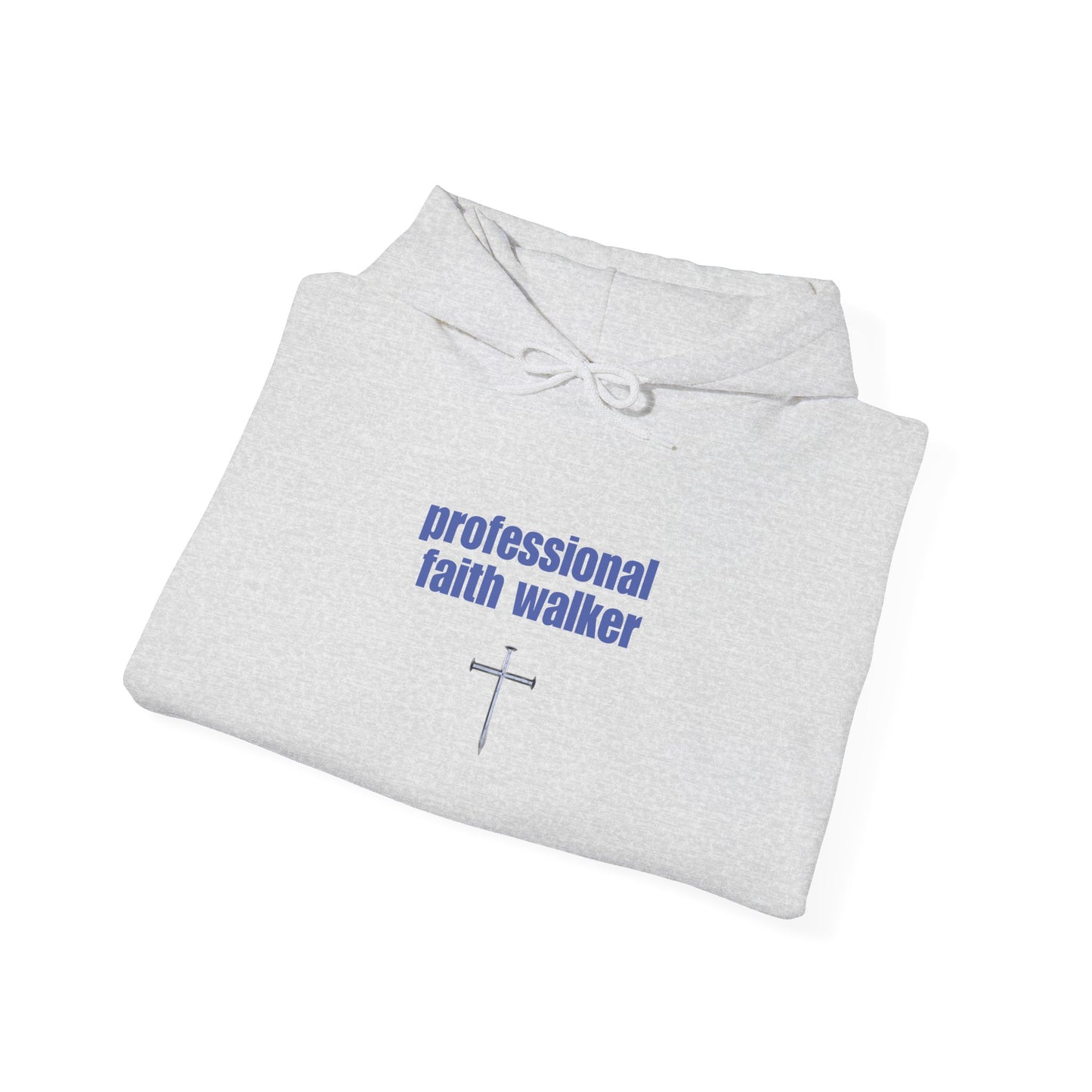 Professional Faith Walker Hooded Sweatshirt - Christian Inspirational Clothing, Unisex Hoodie, Religious Gift, Cozy Jumper, Faith Apparel