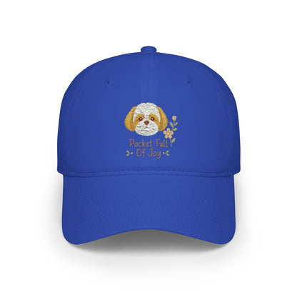 Pocket Full of Joy Shih Tzu Embroidered Cap