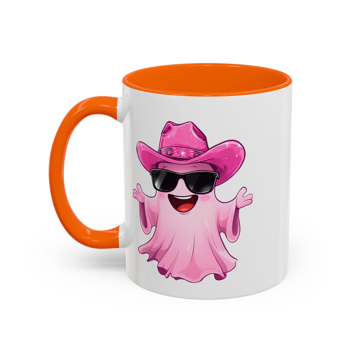Playful Ghost Coffee Mug - Fun Halloween Drinkware, Cute Gift for Ghost Lovers, Perfect for Fall, Coffee Lovers, Halloween Decor