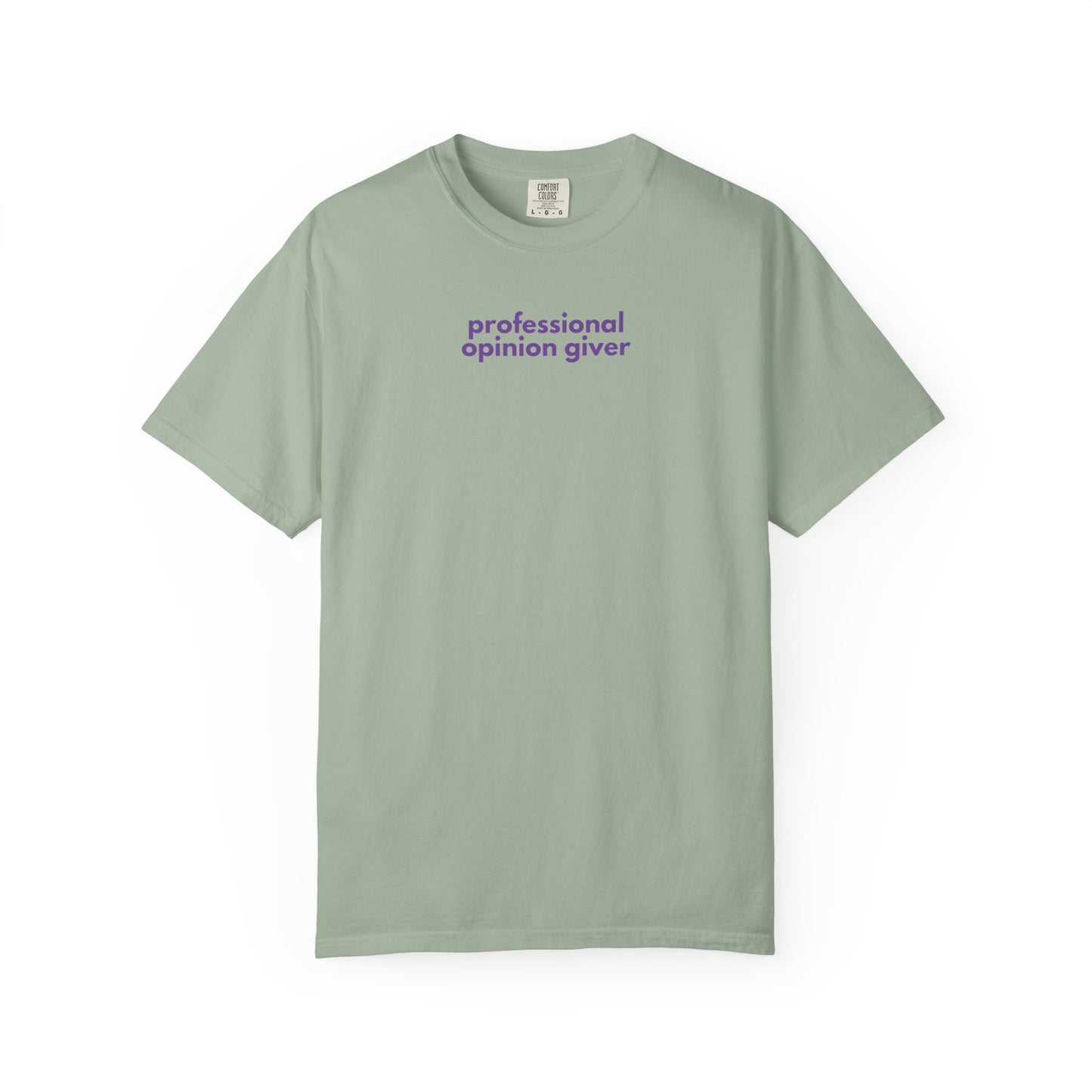 Professional Opinion Giver T-Shirt, Casual Tee, Unisex Top, Gift for Friends, Fun Tee, Everyday Wear, Humorous Apparel