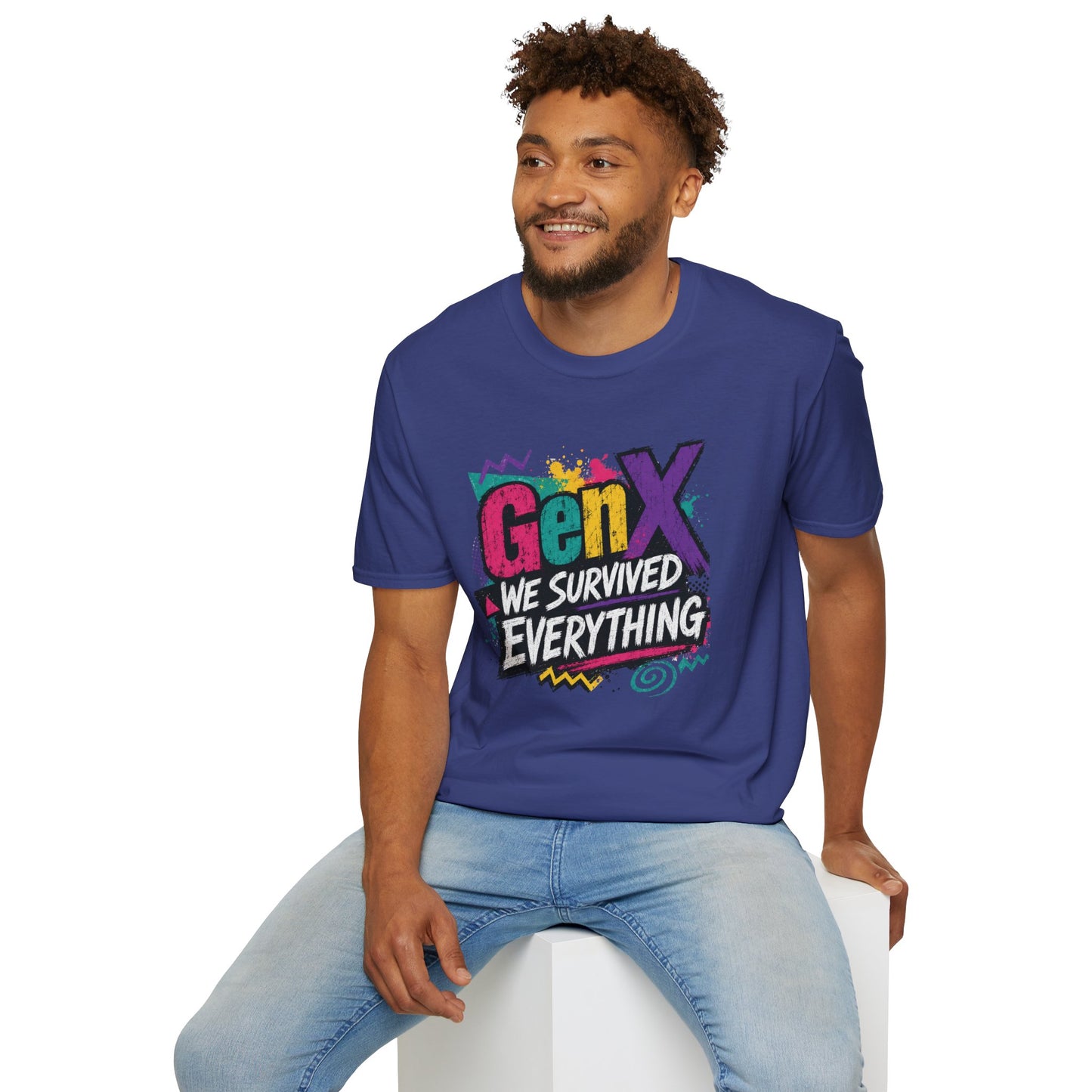 Gen X We Survived Everything T-Shirt | 90s Retro Graphic Tee