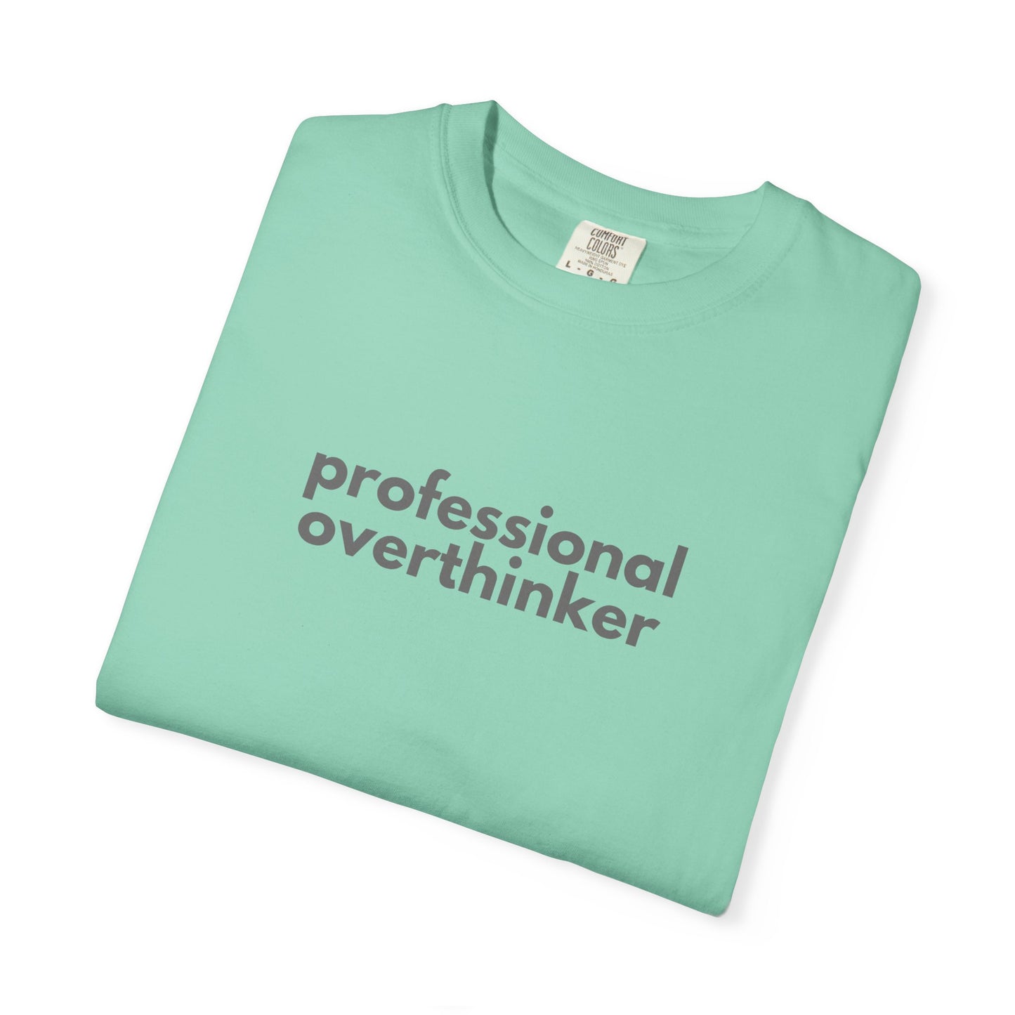 Professional Overthinker Gen X Humor T-shirt, Unisex Tee, Funny Gift, Sarcastic Shirt, Gift for Gen X, Vintage Style Shirt