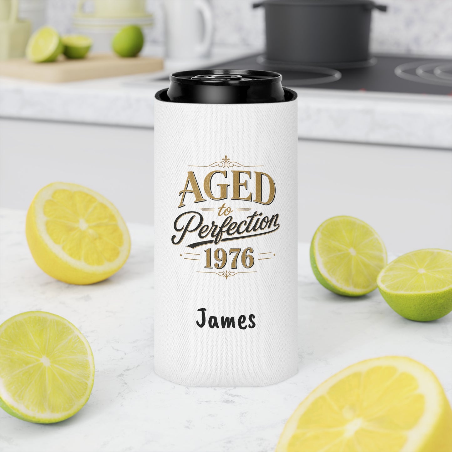 Aged to Perfection 1976 Can Cooler | Personalized Name