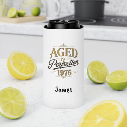 Aged to Perfection 1976 Can Cooler | Personalized Name