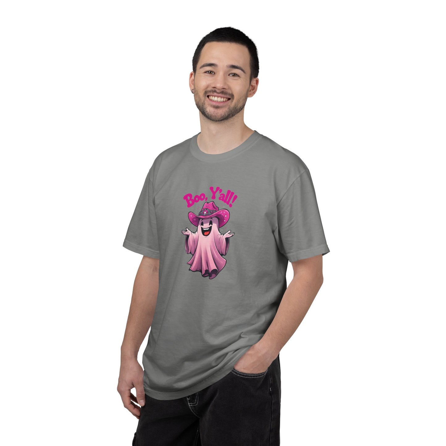 Boo Y'all Ghost T-Shirt, Fun Halloween Tee, Unisex Shirt, Cute Ghost Apparel, Spooky Season Outfit