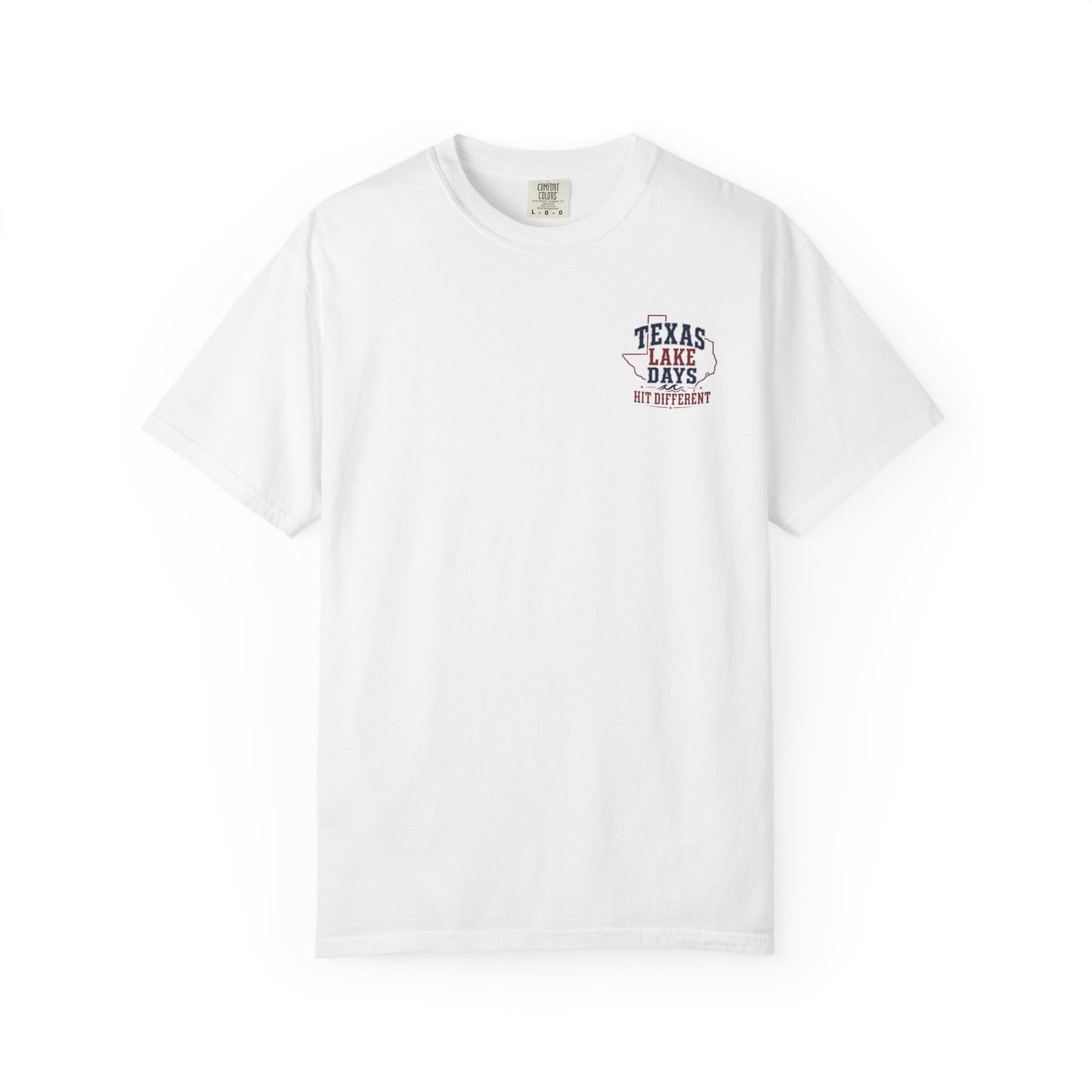 Texas Lake Days Hit Different T-shirt | State Outline Lake Life