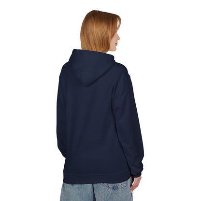 Professionally Freezing Hoodie | Handwritten Text, Snowflake Accent