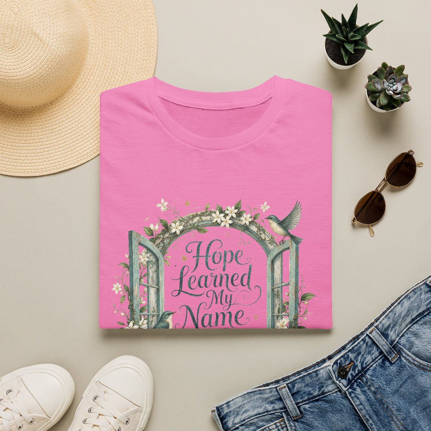 Hope Learned My Name T-Shirt | Abuse Survivor Inspiration