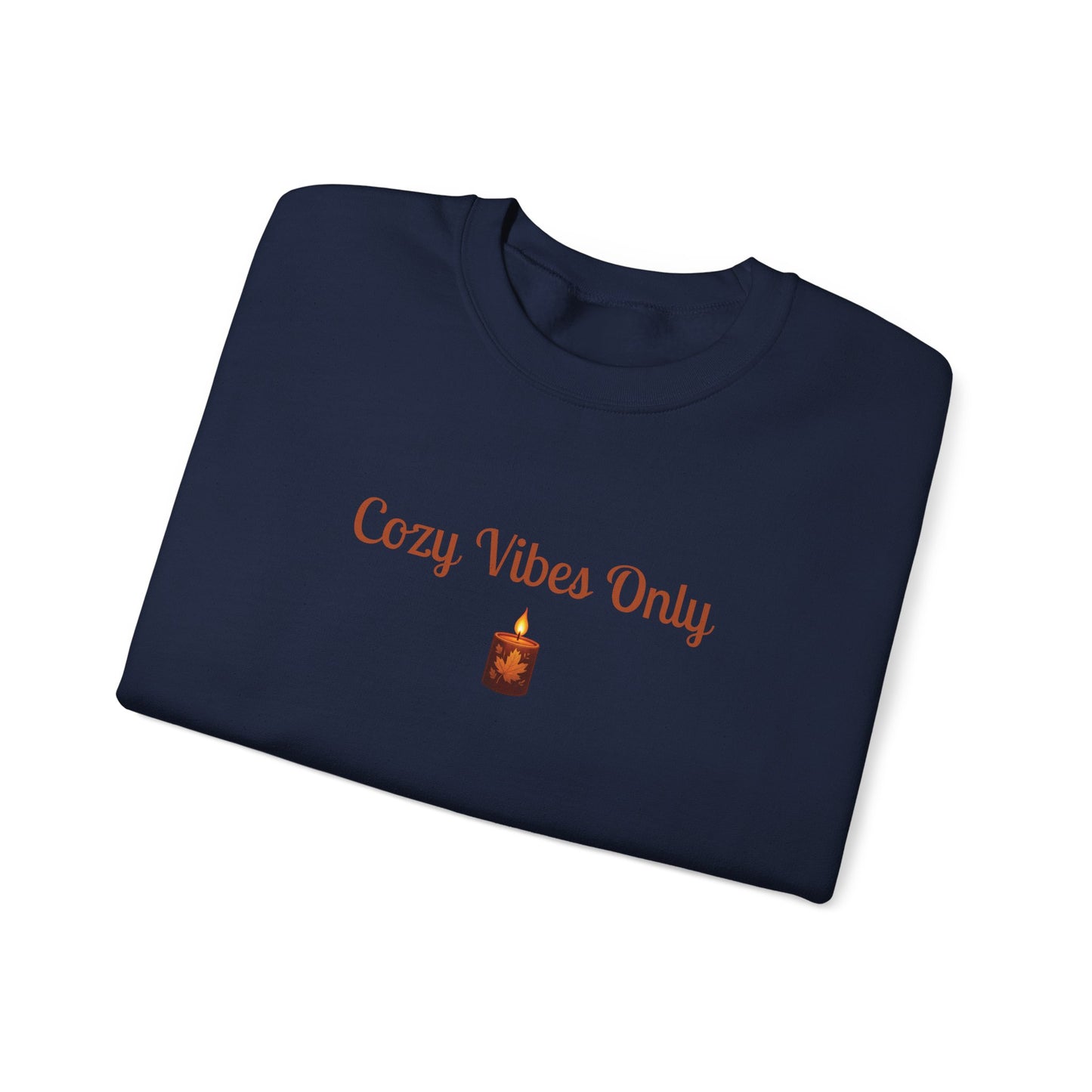 Cozy Vibes Only Sweatshirt, Unisex Crewneck, Casual Wear, Fall Fashion, Gift for Her, Cozy Apparel, Warm Layering