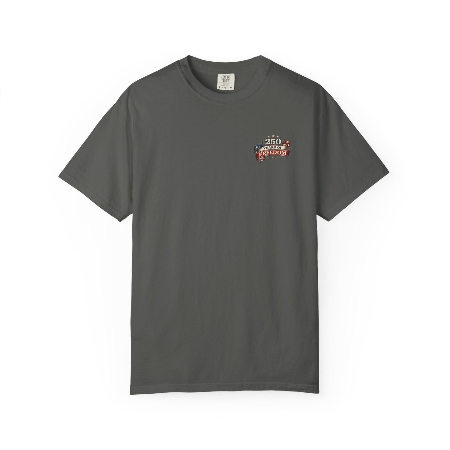 250 Years of Freedom T-shirt | American Flag Ribbon Patriotic Tee