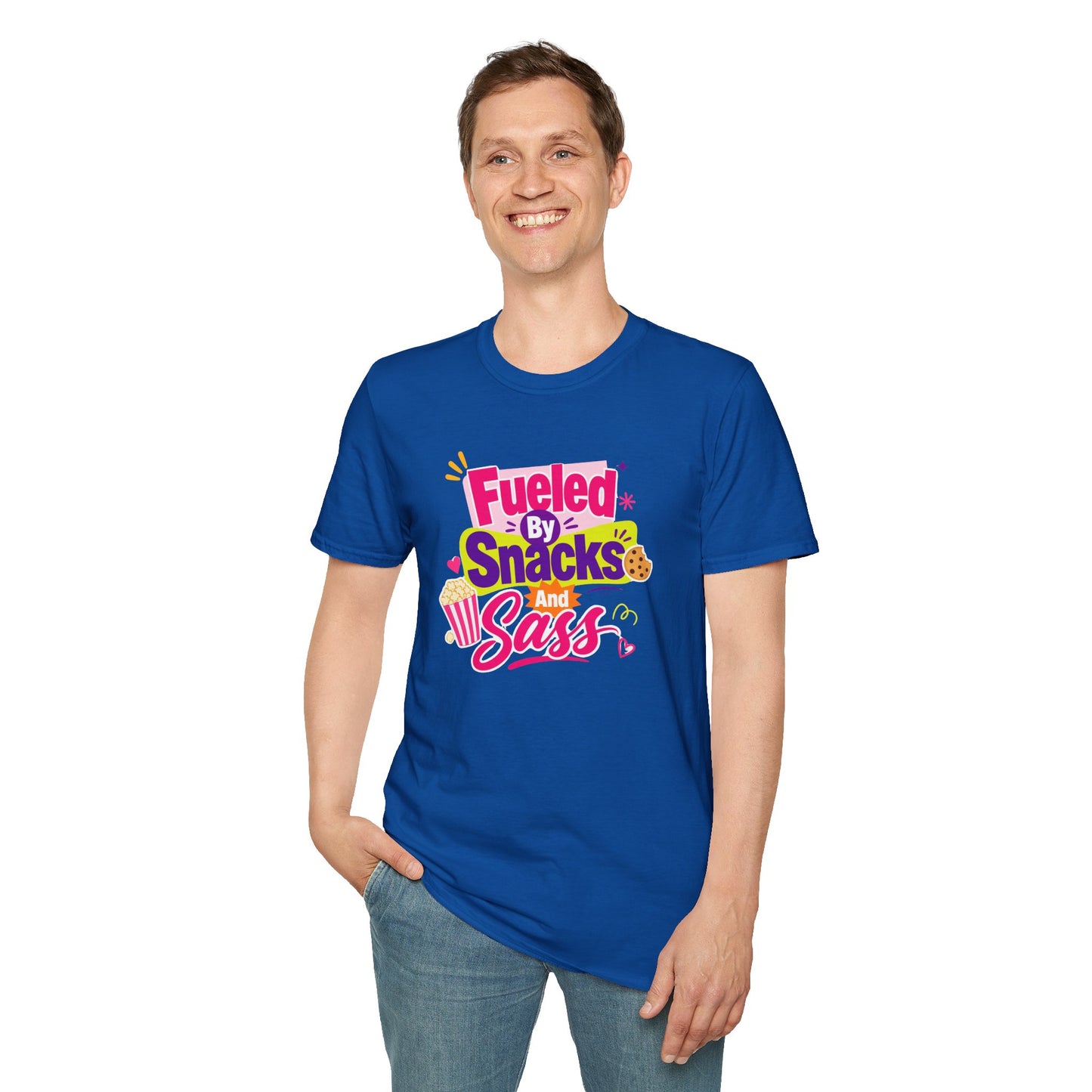 Fueled by Snacks and Sass T-Shirt | Snack Quote Tee