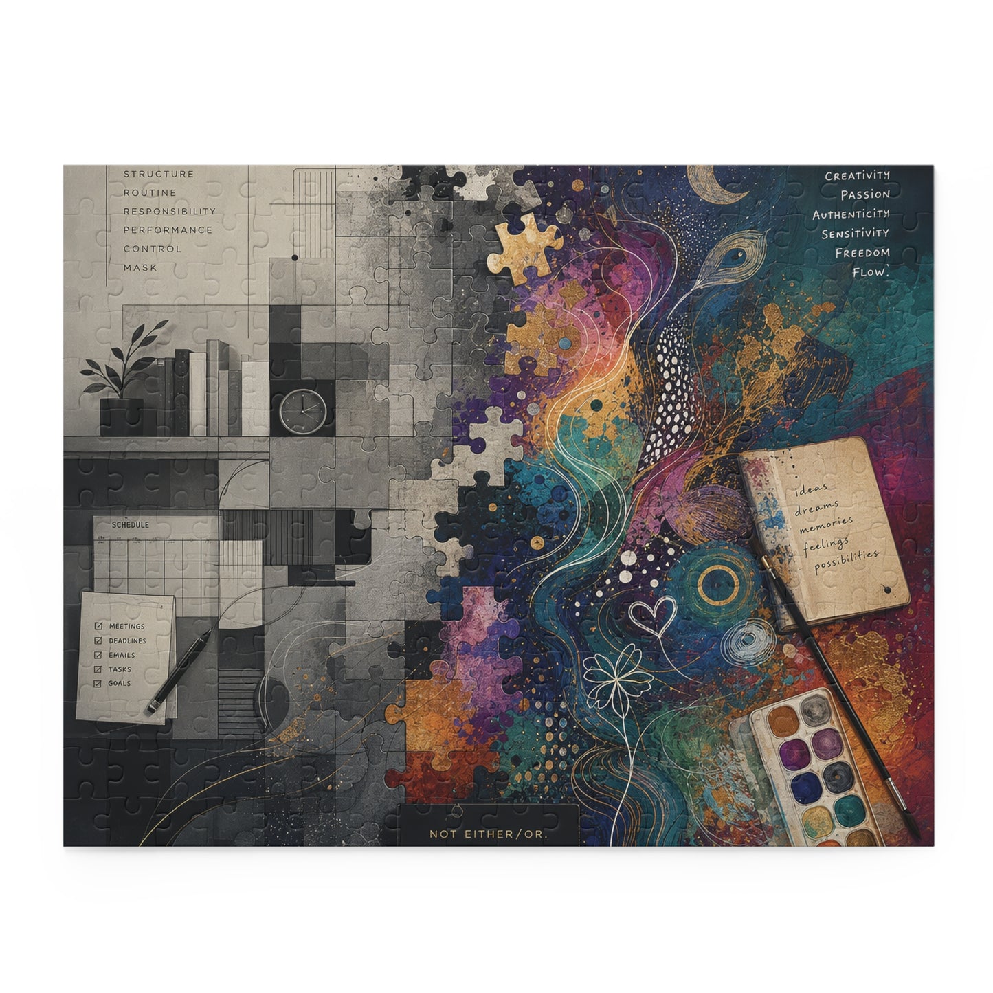 Masking vs Unmasking Neurodivergent Sensory Puzzle