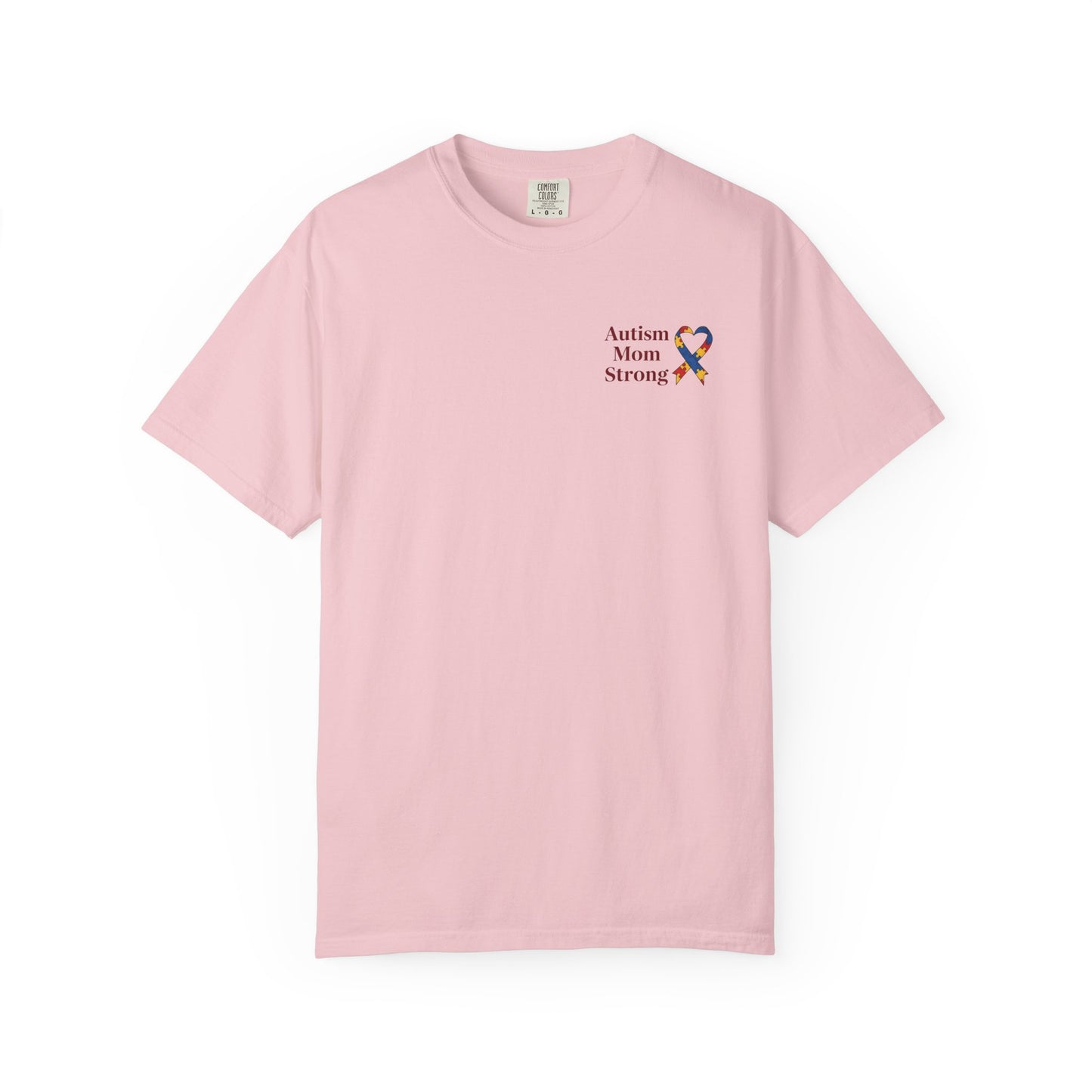 Autism Mom Strong T-shirt | Autism Awareness Puzzle Ribbon