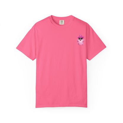 Bride Saddle Up Ghost T-shirt - Fun Unisex Tee for Weddings, Bachelorette Parties, Halloween, Unique Gift for Brides