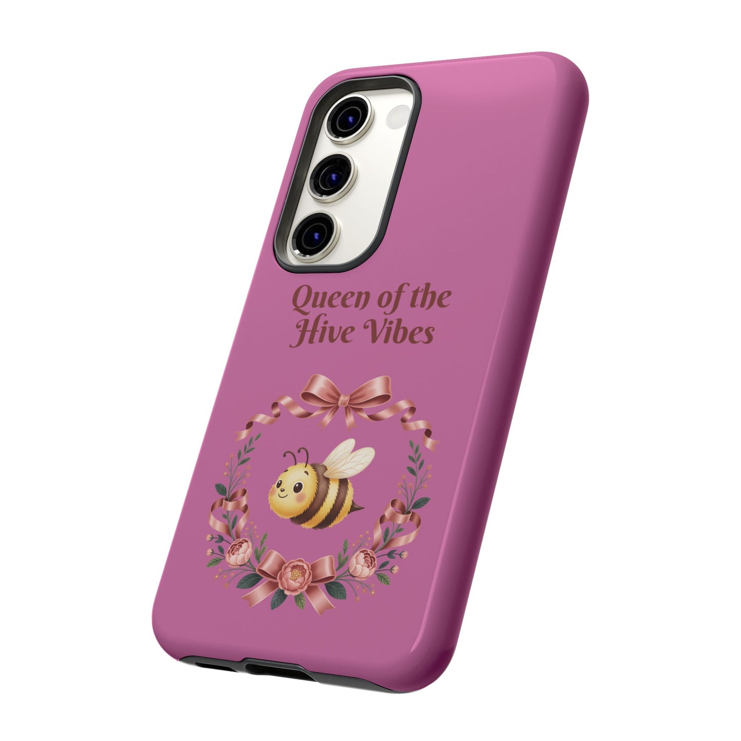 Queen of the Hive Bee Phone Case | Cute Floral Bee iPhone Case